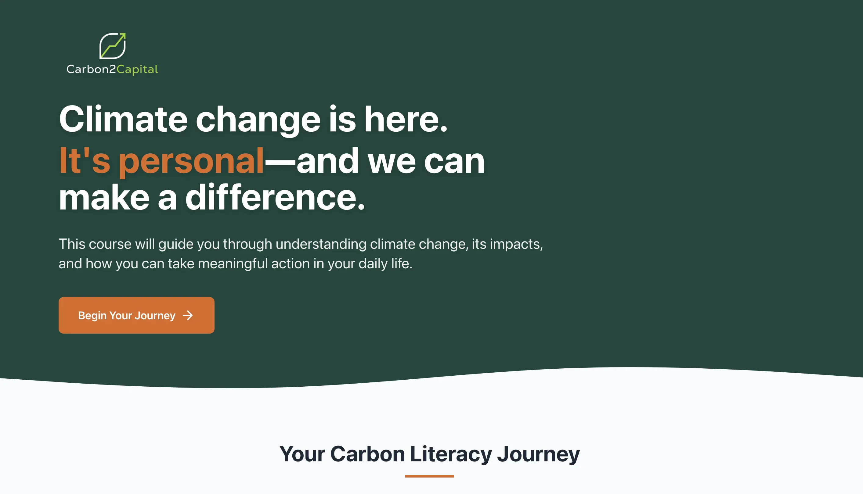 Carbon Literacy Course Preview